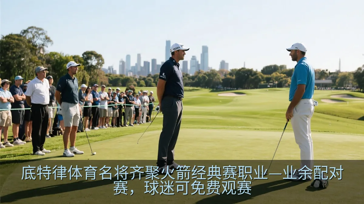 底特律体育名将齐聚火箭经典赛职业—业余配对赛，球迷可免费观赛