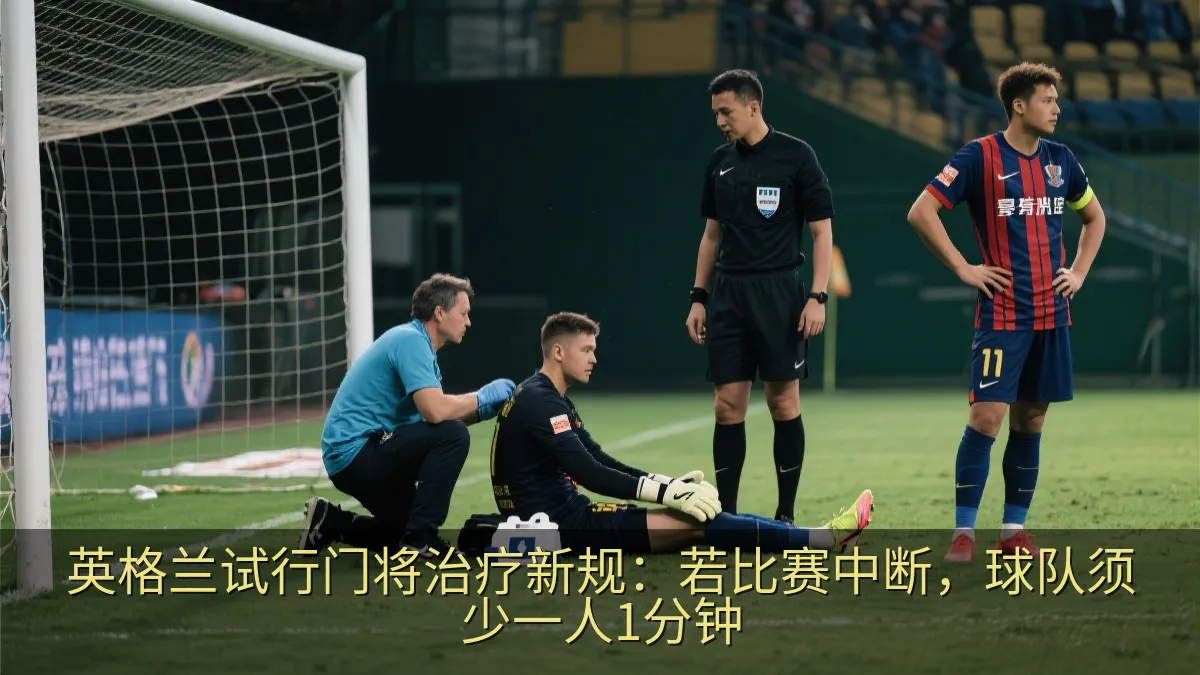 英格兰试行门将治疗新规：若比赛中断，球队须少一人1分钟