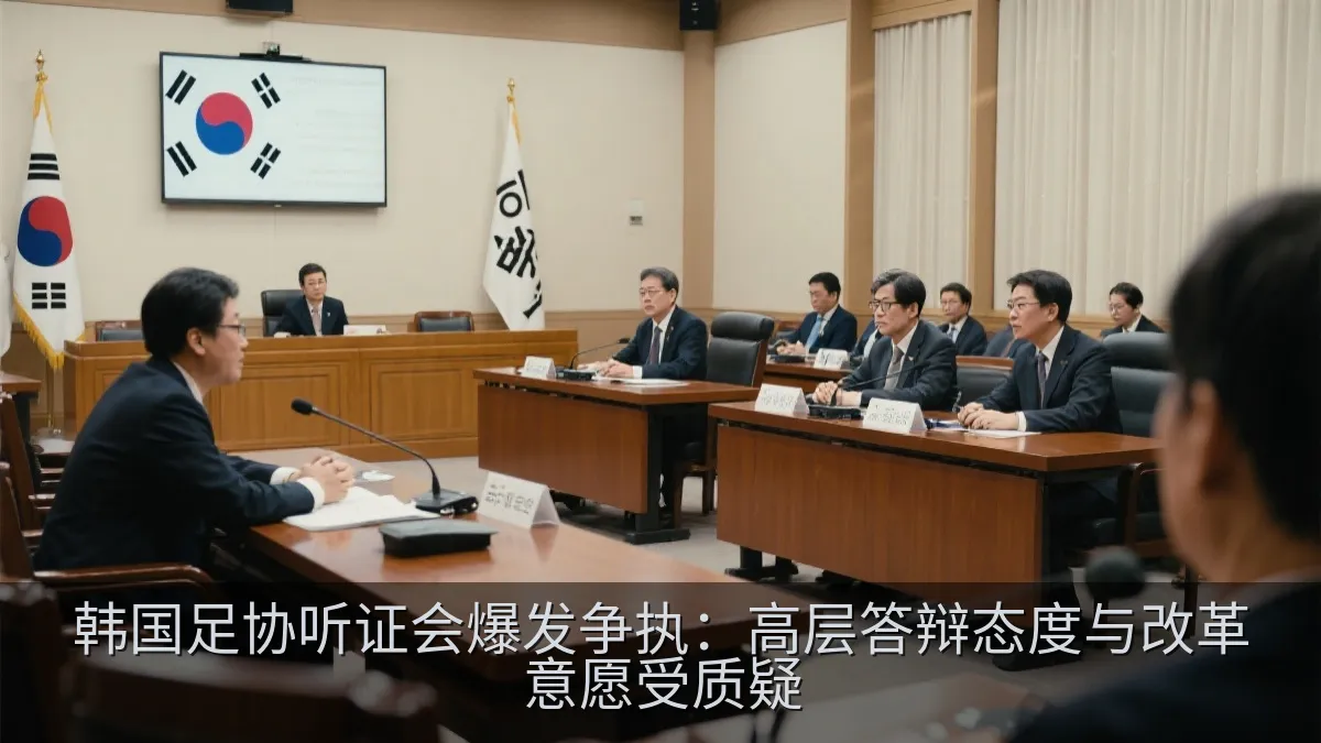 韩国足协听证会爆发争执：高层答辩态度与改革意愿受质疑
