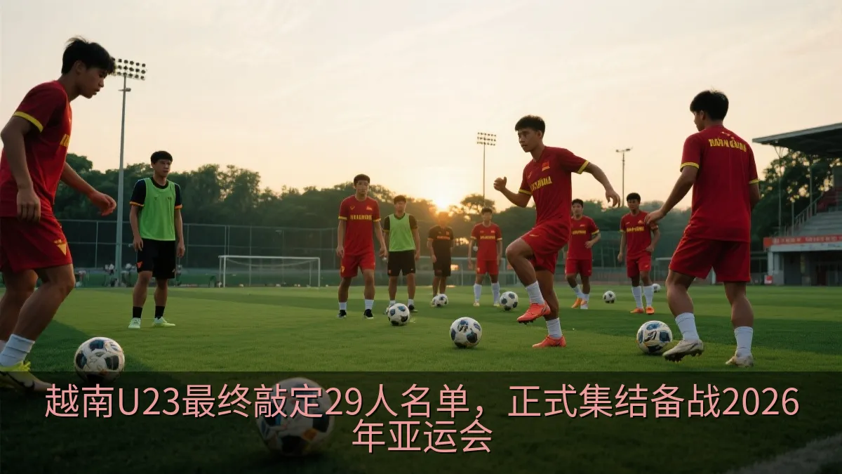 越南U23最终敲定29人名单，正式集结备战2026年亚运会